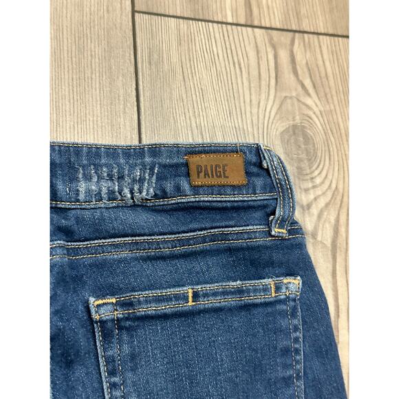 Paige SkyLine  Skinny Raw Hem Jeans Size 25 - Picture 9 of 9